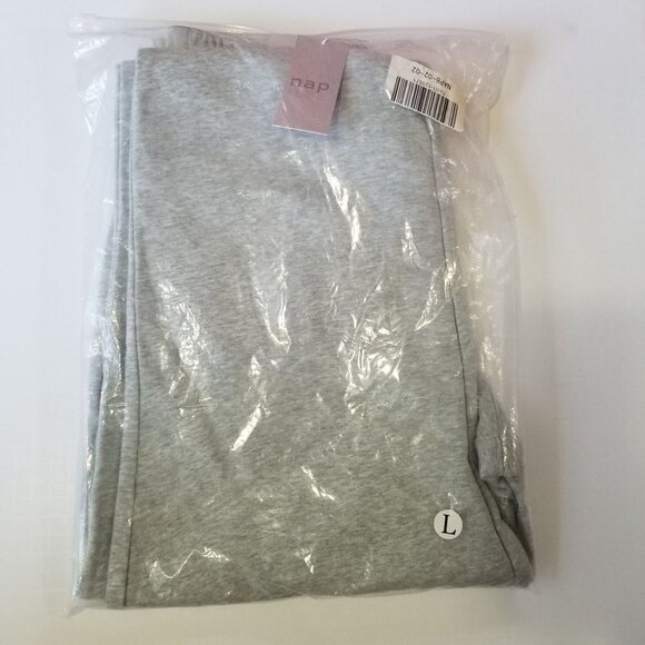 NWT NAP Loungewear Basic Drawstring Sweatpants Size‎ L Color Morning Fog - Picture 7 of 9